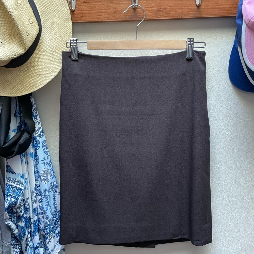 MM La Fleur brown business skirt